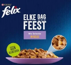 Purina Felix Elke Dag Feest - Kattenvoer Nat - Mix Selectie In Gelei - 120-pack -Huisdierbenodigdheden 1200x1113 14