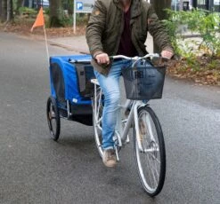 Bicycle Gear Fietskar Hond - Max. 25 KG - Plat Opvouwbaar - Eenvoudige Montage - Regenhoes - Afneembare Luchtbanden -Huisdierbenodigdheden 1200x1115 3