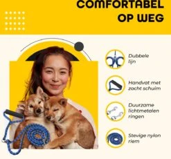 KCMultisupplies Dubbele Hondenriem Voor 2 Honden - Duo Hondenlijn Voor Hond - 120cm - Hondenleiband Riem -Huisdierbenodigdheden 1200x1116 1