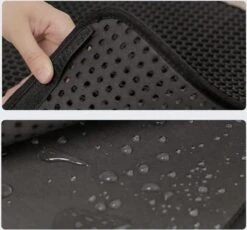 Nixnix - Kattenbakmat - 40 X 50 Cm - Waterdicht - Dubbele Laag - Honingraatstructuur - Uitloopmat - Placemat Kat - Schoonloopmat Kattenbak - Kattenbak Accessoires - Katten Grit Opvanger - Katten Mat -Huisdierbenodigdheden 1200x1116 25