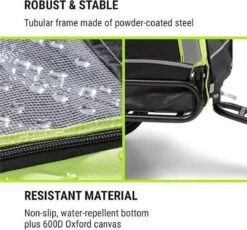 Klarfit Husky Vario 2-in-1 Hondenfietskar Hondenbuggy 240 Liter - Past Bij Alle Fietsen Met 26-28"- 600D Oxford Canvas 11 Klarfit Husky Vario 2-in-1 Hondenfietskar Hondenbuggy 240 Liter - Past Bij Alle Fietsen Met 26-28"- 600D Oxford Canvas -Huisdierbenodigdheden 1200x1116 4