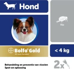 Bayer Bolfo Gold 40 Anti Vlooienmiddel - Hond - 0 Tot 4 Kg - 2 Pipetten -Huisdierbenodigdheden 1200x1116 9