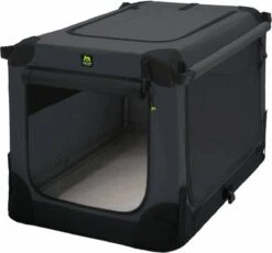 Maelson Soft Kennel - Robuuste Hondenbench Van Zacht Materiaal - Opvouwbare Kennel Met Stevig Stalen Binnenframe - Zwart/antraciet - XXS / XS / S / M / L / XL / XXL - 72 S -Huisdierbenodigdheden 1200x1117 12
