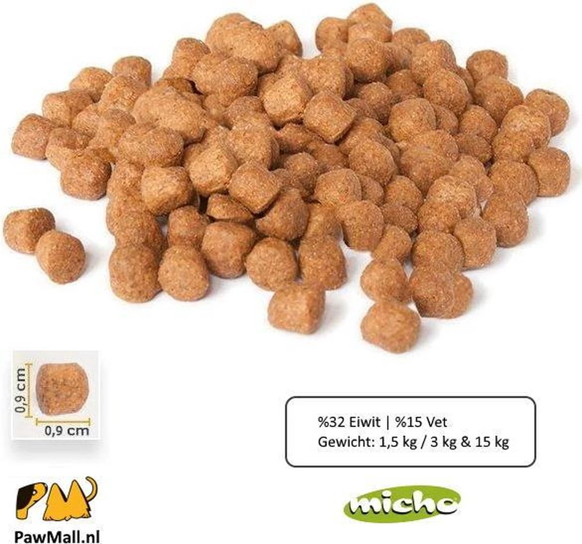 Micho Adult Cat - Premium Kattenvoer - 15 Kg 3 Micho Adult Cat - Premium Kattenvoer - 15 Kg - Afbeelding 3