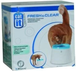 Catit Fresh And Clear - Drinkfontein Kat - Blauw /Wit - 2 L -Huisdierbenodigdheden 1200x1123 20
