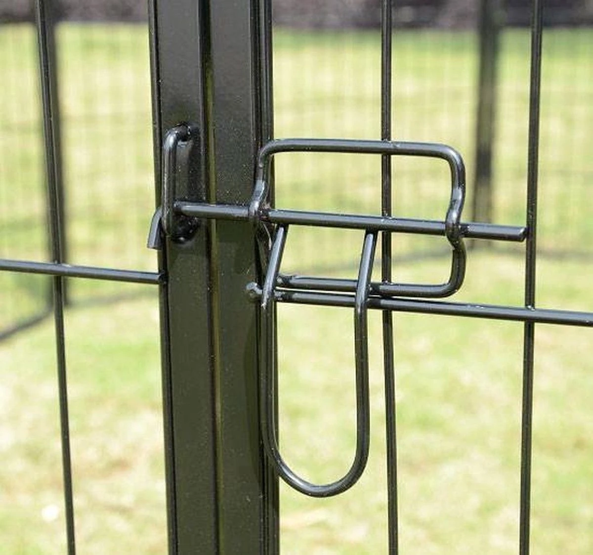 Topmast Premium Puppyren - Zwart - Hondenren - Opvouwbaar - 60 Cm Hoog - Binnen - Voor Puppy's En Honden 4 Topmast Premium Puppyren - Zwart - Hondenren - Opvouwbaar - 60 Cm Hoog - Binnen - Voor Puppy's En Honden - Afbeelding 4