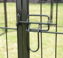 Merkloos Topmast Premium Puppyren - 120 Cm Hoog - 640 Cm Omtrek - Hondenren - Hondenhok - Zwart -Huisdierbenodigdheden 1200x1123 5