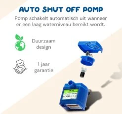 Pawwy® Drinkfontein Kat & Hond – Kattenfontein – Waterfontein Incl. 2 Filters En Schoonmaak Kit - 2 Liter - Groen -Huisdierbenodigdheden 1200x1123 6