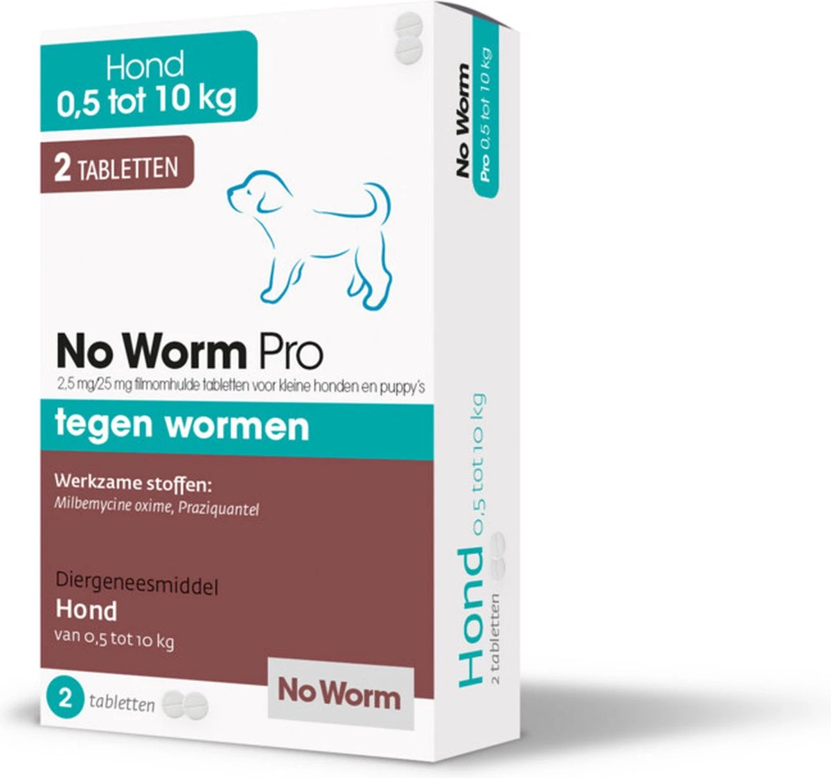 Emax Exil No Worm Pro - Puppy - 2 Tabletten 1 Emax Exil No Worm Pro - Puppy - 2 Tabletten