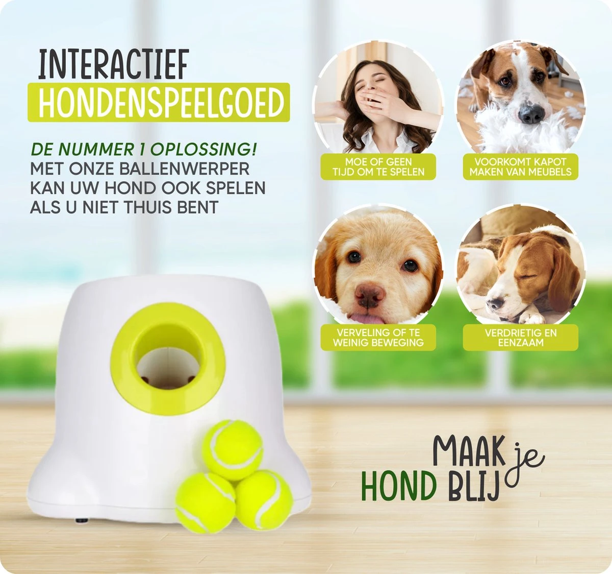 VEDIC® - Automatische Ballenwerper - Hondenspeelgoed - Ballenschieter Voor Honden 2 VEDIC® - Automatische Ballenwerper - Hondenspeelgoed - Ballenschieter Voor Honden - Afbeelding 2
