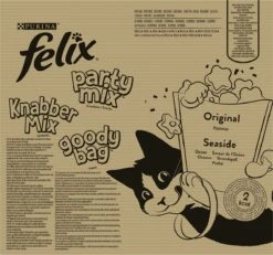 Felix Cat Snacks Party Mix - Kattensnacks Original En Seaside - 16 X 60g -Huisdierbenodigdheden 1200x1124 22