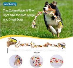 Nobleza Hondentouw - Speeltouw Hond - Flostouw Hond - Trektouw Hond - Lang - Geknoopt -Huisdierbenodigdheden 1200x1125 15