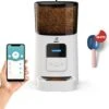 Pawsy® AR1 - Automatische Voerbak – Automatische Voerautomaat - Voerbak Kat En Hond - Wit - 6L - Smart App – Instelbaar Voedingsschema Voor Huisdier – GRATIS Opscheplepel