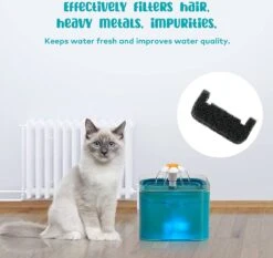 Loha-party® Drinkfontein Filters - Filters Kattenfontein - Filters Hondenfontein-Katoen Filter-Pomp Filter- Water Filter-2 Navulling Set -2*4 St -Huisdierbenodigdheden 1200x1134 14