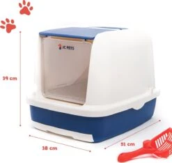 JC Pets Premium Kattenbak Systeem - Inclusief 2.5KG / 4L Kattenbakvulling - Zelfreinigend -Huisdierbenodigdheden 1200x1135 22