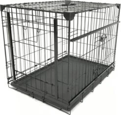 Adori Bench Met Schuifdeuren Zwart - Hondenbench - 107x71x79 Cm 12 Adori Bench Met Schuifdeuren Zwart - Hondenbench - 107x71x79 Cm -Huisdierbenodigdheden 1200x1136 20