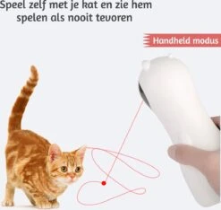 Merkloos Automatisch Kattenspeeltje Laser Intelligent Interactief Voor Katten – Laser Kat – 3 Verschillende Standen – Incl. Oplaadkabel – Geruisloze Motor 14 Merkloos Automatisch Kattenspeeltje Laser Intelligent Interactief Voor Katten – Laser Kat – 3 Verschillende Standen – Incl. Oplaadkabel – Geruisloze Motor -Huisdierbenodigdheden 1200x1138 13