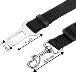 Hondenriem Autogordel Hondentuig Hondengordel Verstelbaar Zwart - 2X -Huisdierbenodigdheden 1200x1139 4