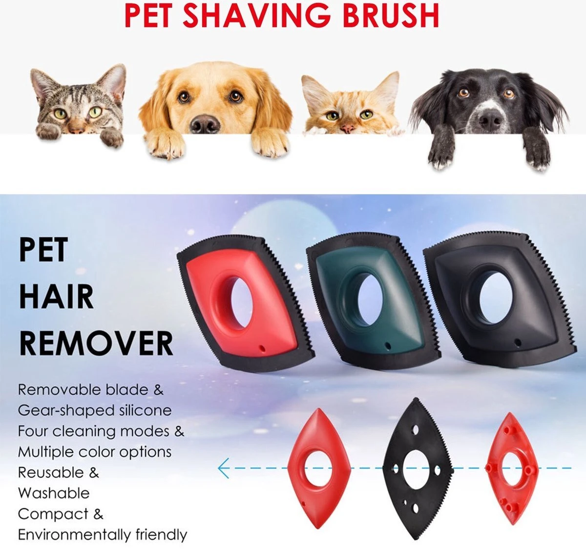 HairClean® Huisdierhaar Verwijderaar- Zwart - Haar Verwijderaar - Huisdieren - Hond En Kat - Pluizen Verwijderaar- 8 HairClean® Huisdierhaar Verwijderaar- Zwart - Haar Verwijderaar - Huisdieren - Hond En Kat - Pluizen Verwijderaar- - Afbeelding 8