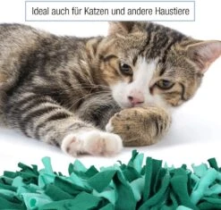 Bella & Balu Snuffelmat Voor Honden (45 X 30 Cm) - Het Snuffelmatten Dient Als Interactief Zoekspel, Bevordert Het Natuurlijk Zoeken Naar Voedsel En Traint De Reukzin Van Uw Hond (Groen) -Huisdierbenodigdheden 1200x1142 11