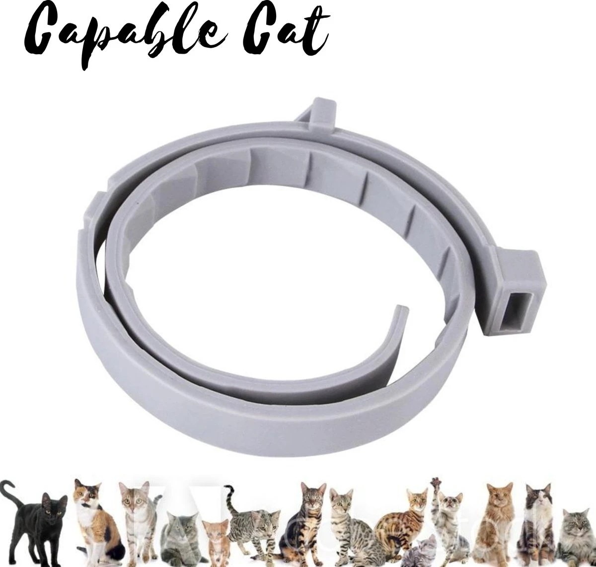Capable Cat Vlooienband Kat | Vlooien | Luizen | Teken | Mijten | 8 Maanden Bescherming | Katten 1 Capable Cat Vlooienband Kat | Vlooien | Luizen | Teken | Mijten | 8 Maanden Bescherming | Katten