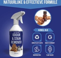 Petsly Odour & Stain Remover - Geurverwijderaars - Urine Vlekken Verwijderen Urinegeur Verwijderen Met Plantaardige Enzymen - 1L -Huisdierbenodigdheden 1200x1142 5