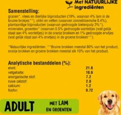 Pedigree Adult Honden Droogvoer - Lam - 10 Kg -Huisdierbenodigdheden 1200x1143 11