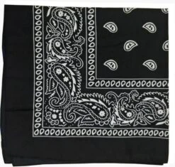 Merkloos Bandana - Zwart - Unisex - Festival - Carnaval - Bandana Hond -Huisdierbenodigdheden 1200x1143 15