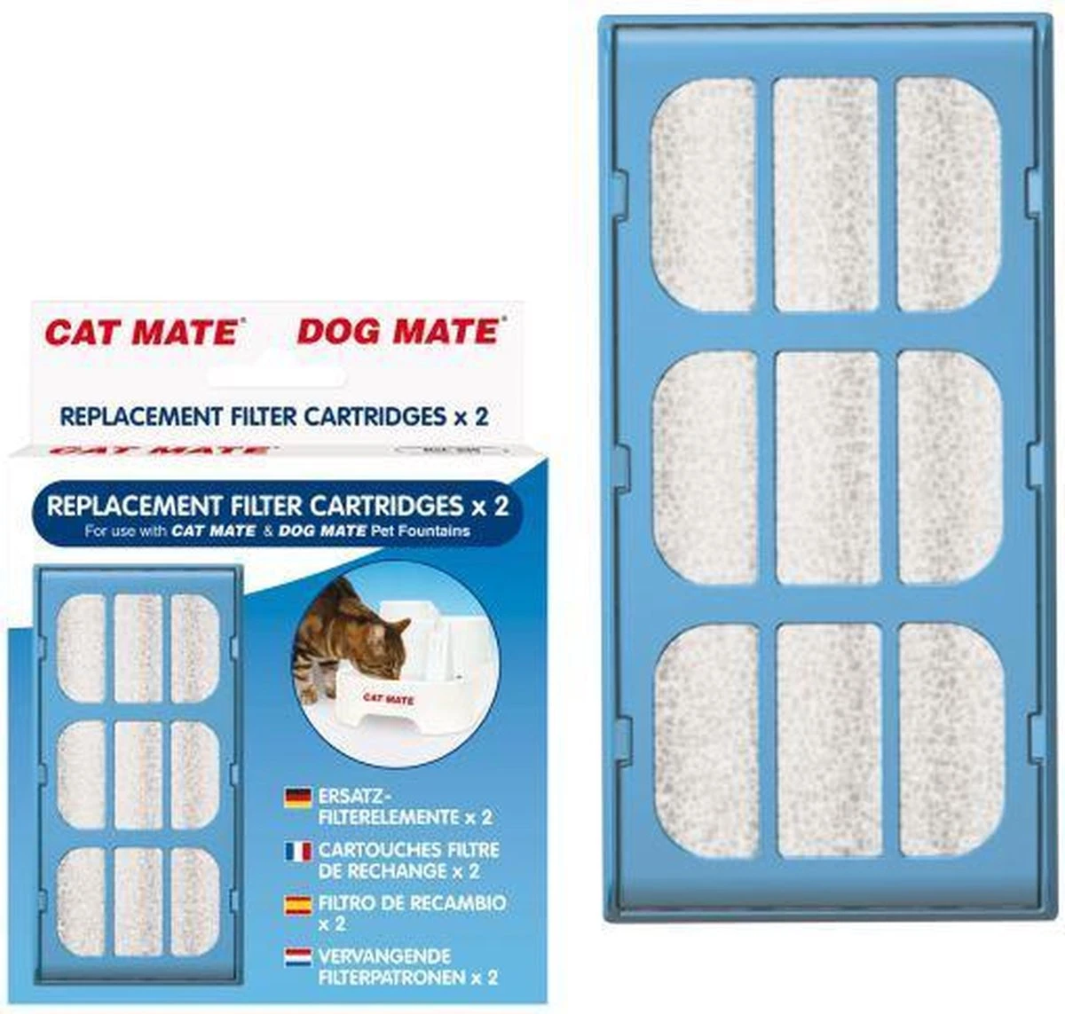 Cat Mate Drinkfonteinfilters - 2 St 4 Cat Mate Drinkfonteinfilters - 2 St - Afbeelding 4