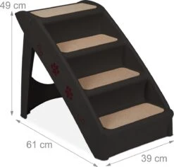 Relaxdays Hondentrap Auto - Inklapbaar - Opstapje Voor Honden - 4 Treden - Trapje Hond - Zwart 17 Relaxdays Hondentrap Auto - Inklapbaar - Opstapje Voor Honden - 4 Treden - Trapje Hond - Zwart -Huisdierbenodigdheden 1200x1145 10