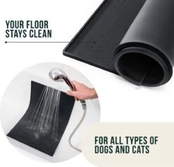 Happilax Premium Silicone Bowl Mat Voor Voer- En Waterbakken, Voedselmat Voor Honden En Katten -Huisdierbenodigdheden 1200x1145 14
