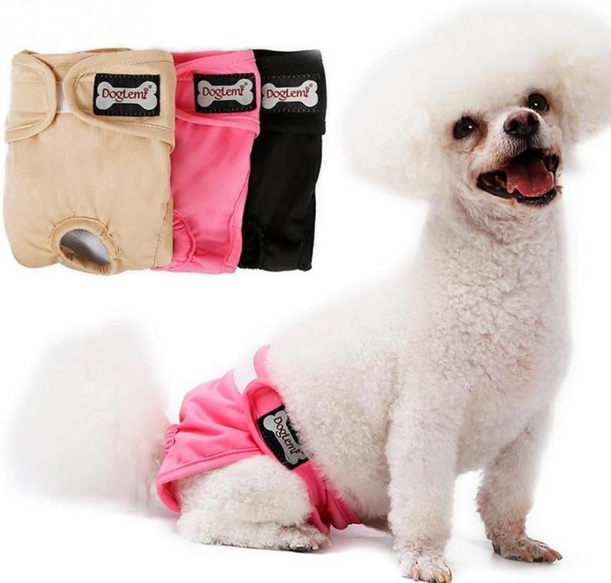 Loopsheidbroekje Hond - Zwart - Maat S - Hondenbroekje - Loopsheid Teef - Hondenluier - Wasbaar 4 Loopsheidbroekje Hond - Zwart - Maat S - Hondenbroekje - Loopsheid Teef - Hondenluier - Wasbaar - Afbeelding 4