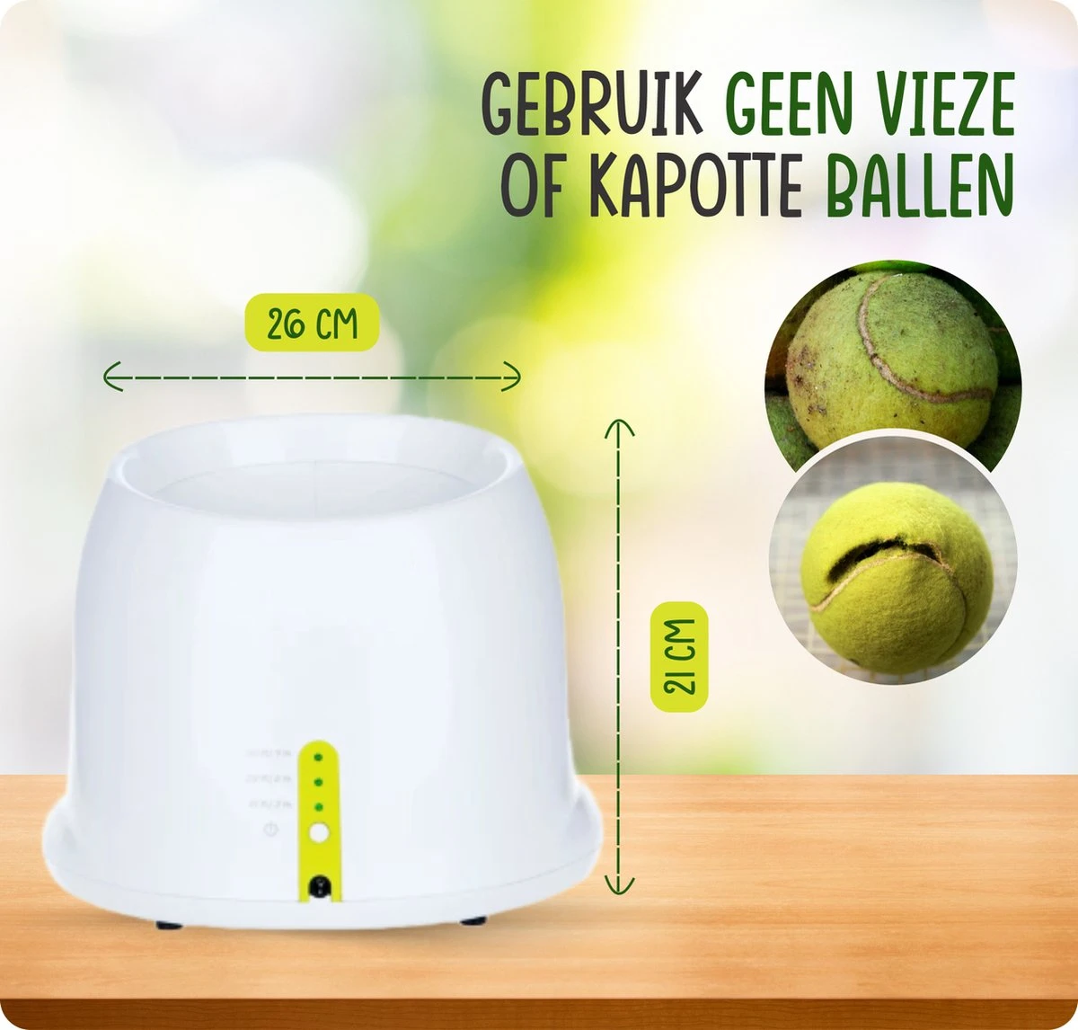 VEDIC® - Automatische Ballenwerper - Hondenspeelgoed - Ballenschieter Voor Honden 5 VEDIC® - Automatische Ballenwerper - Hondenspeelgoed - Ballenschieter Voor Honden - Afbeelding 5