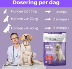 K9 Laboratories Kalmte & Balans - 180 Stuks - Hond - Bij Angst - Stress - Agressie -Huisdierbenodigdheden 1200x1148 20