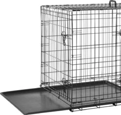 Topmast Hondenbench - Opvouwbaar - Zwart - 2 Deurs - 61 X 42 X 49 Cm -Huisdierbenodigdheden 1200x1148 29