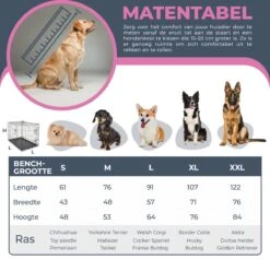 MaxxPet Hondenbench - Bench - Bench Voor Honden - Hondenbench Opvouwbaar - Incl. Plaid - 76 X 48 X 53 Cm 10 MaxxPet Hondenbench - Bench - Bench Voor Honden - Hondenbench Opvouwbaar - Incl. Plaid - 76 X 48 X 53 Cm -Huisdierbenodigdheden 1200x1150 19