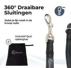 Canicross Looplijn Hond Met Heupriem Voor Hardlopen - Elastische Handsfree Hondenriem - Honden Trainingslijn - 150/200cm - Grijs -Huisdierbenodigdheden 1200x1150 2