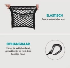 Merkloos BeautyFit - Hondennet Voor In De Auto + Hondenkleedje - Veiligheidsnet Hond - Hondenrek - Veiligheidsrek - Honden Barrière -Huisdierbenodigdheden 1200x1150 7