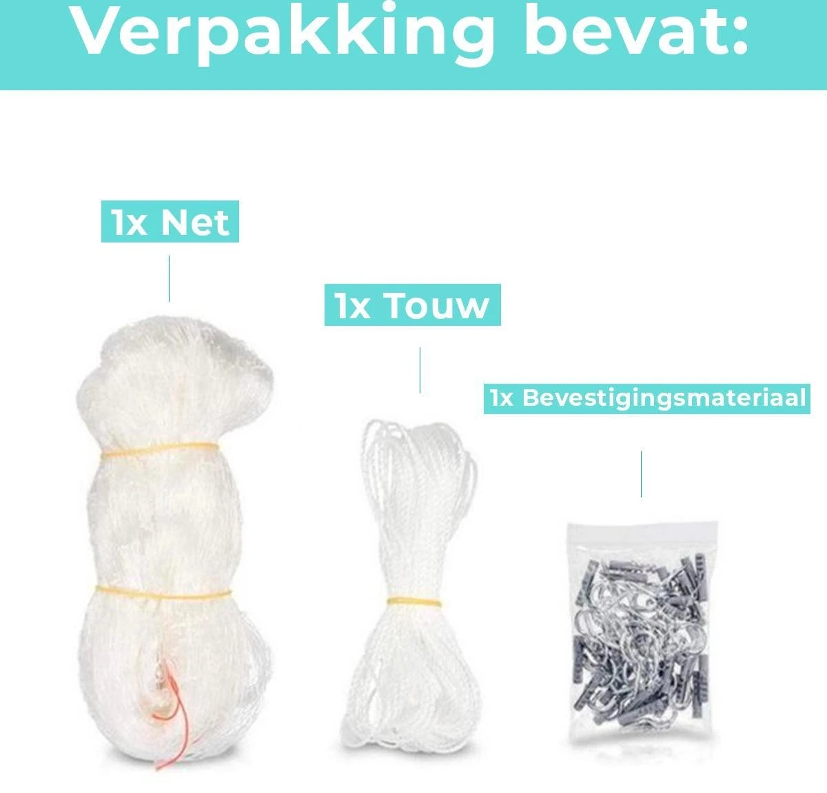 Kattennet Premium - 600 X 300 CM - Kattennet Voor Balkon - Transparant - Balkon Net - Makkelijk Te Monteren 2 Kattennet Premium - 600 X 300 CM - Kattennet Voor Balkon - Transparant - Balkon Net - Makkelijk Te Monteren - Afbeelding 2