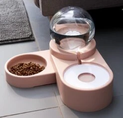 Merkloos Drinkbak En Voerbak - Luxe Design! - Automatische Water Dispenser - Voor Kat En Kleine Hond (excl. RVS Bakje) Groen -Huisdierbenodigdheden 1200x1151 6