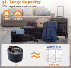 AQIOS Kat/hond Drinkfontein 3L Donkerblauw Inclusief 3 Filters - Kattenfontein - Hondenfontein - Waterfontein - Water Dispenser - Waterautomaat - Drinkbak 9 AQIOS Kat/hond Drinkfontein 3L Donkerblauw Inclusief 3 Filters - Kattenfontein - Hondenfontein - Waterfontein - Water Dispenser - Waterautomaat - Drinkbak -Huisdierbenodigdheden 1200x1152 6