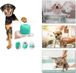 Merkloos Siliconenborstel - Massage Borstel - Silicone Massage Brush - Shampoo Borstel – Lichaamsverzorging - Scrubborstel - Badborstel - Huisdieren - Hond/Kat -Huisdierbenodigdheden 1200x1153 1