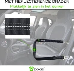 Doxie® Autogordel Hond – Honden Autogordel – Reflecterend – Schokabsorberend – Verstelbaar Van 60 Tot 80 Cm – Zwart -Huisdierbenodigdheden 1200x1153 15