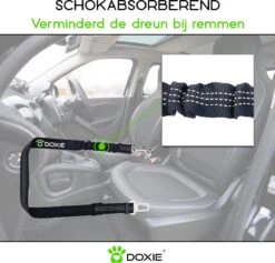 Doxie® Autogordel Hond – Honden Autogordel – Reflecterend – Schokabsorberend – Verstelbaar Van 60 Tot 80 Cm – Zwart -Huisdierbenodigdheden 1200x1153 16