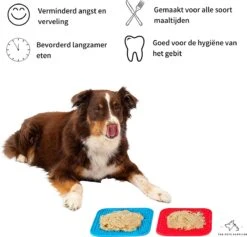 The Pets Supplier - Likmat Voor Hond - 2 Siliconen Likmatten Met 1 Spatel - Slowfeeder - Voermat -Huisdierbenodigdheden 1200x1153 28