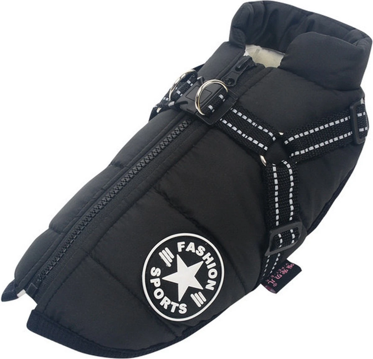 Nixnix - Honden Jas - Maat 3XL - Hondenjas - Kleine Hond - Grote Hond - Waterafstotend - Gevoerd Met Rits - Warme Hondenjas 1 Nixnix - Honden Jas - Maat 3XL - Hondenjas - Kleine Hond - Grote Hond - Waterafstotend - Gevoerd Met Rits - Warme Hondenjas