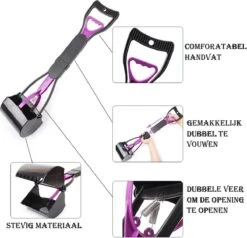 Merkloos Hondenpoepschep – Poepschep – Poepgrijper - Poepschepper Voor Honden - 60CM -Huisdierbenodigdheden 1200x1154 4