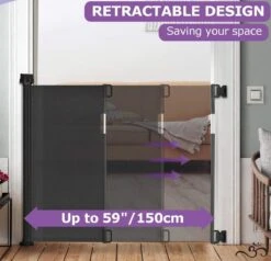 Caedentes - Hondenhek – Inrolbaar – Dierenhek -tot 150cm Uitrolbaar – Zwart 8 Caedentes - Hondenhek – Inrolbaar – Dierenhek -tot 150cm Uitrolbaar – Zwart -Huisdierbenodigdheden 1200x1154 5
