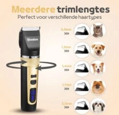 Woodoro Professionele 2-in-1 Hondentondeuse Voor Dikke Vacht – Draadloze Honden Tondeuse & Hondentrimmer – Stille Tondeuse Katten & Honden Trimset -Huisdierbenodigdheden 1200x1157 1