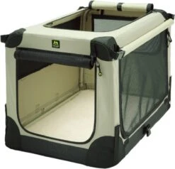 Maelson Soft Kennel - Robuuste Hondenbench Van Zacht Materiaal - Opvouwbare Kennel Met Stevig Stalen Binnenframe - Beige/zwart - XXS / XS / S / M / L / XL / XXL - 92 L 22 Maelson Soft Kennel - Robuuste Hondenbench Van Zacht Materiaal - Opvouwbare Kennel Met Stevig Stalen Binnenframe - Beige/zwart - XXS / XS / S / M / L / XL / XXL - 92 L -Huisdierbenodigdheden 1200x1157 17